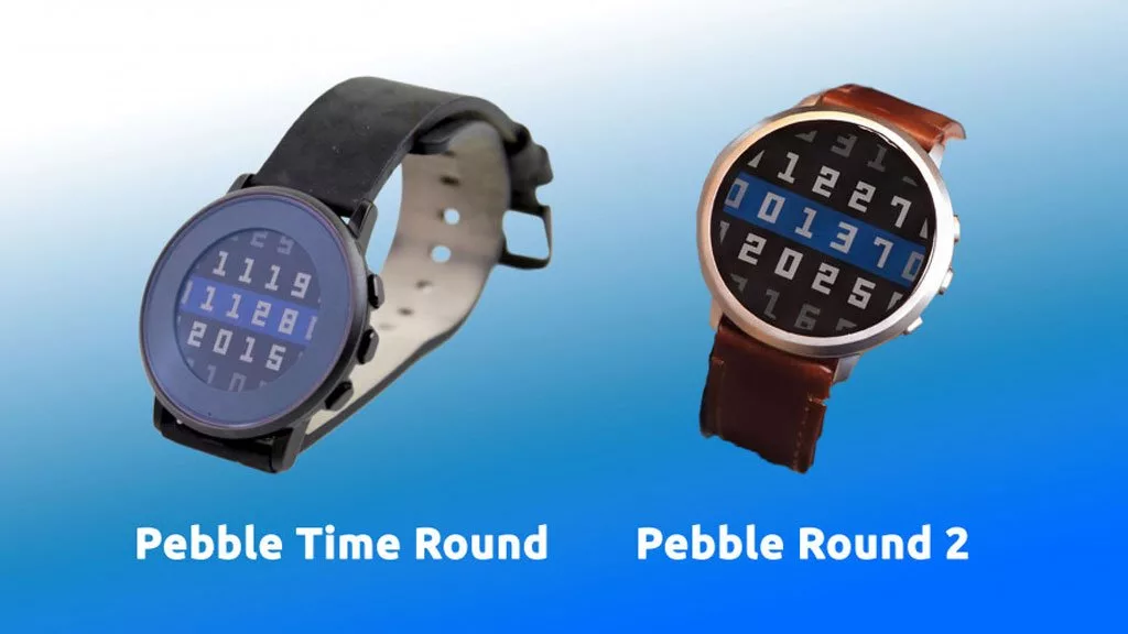 ورژن ابتدایی ساعت هوشمند Pebble (Time) Round - 2015 در کنار ورژن جدید 2026