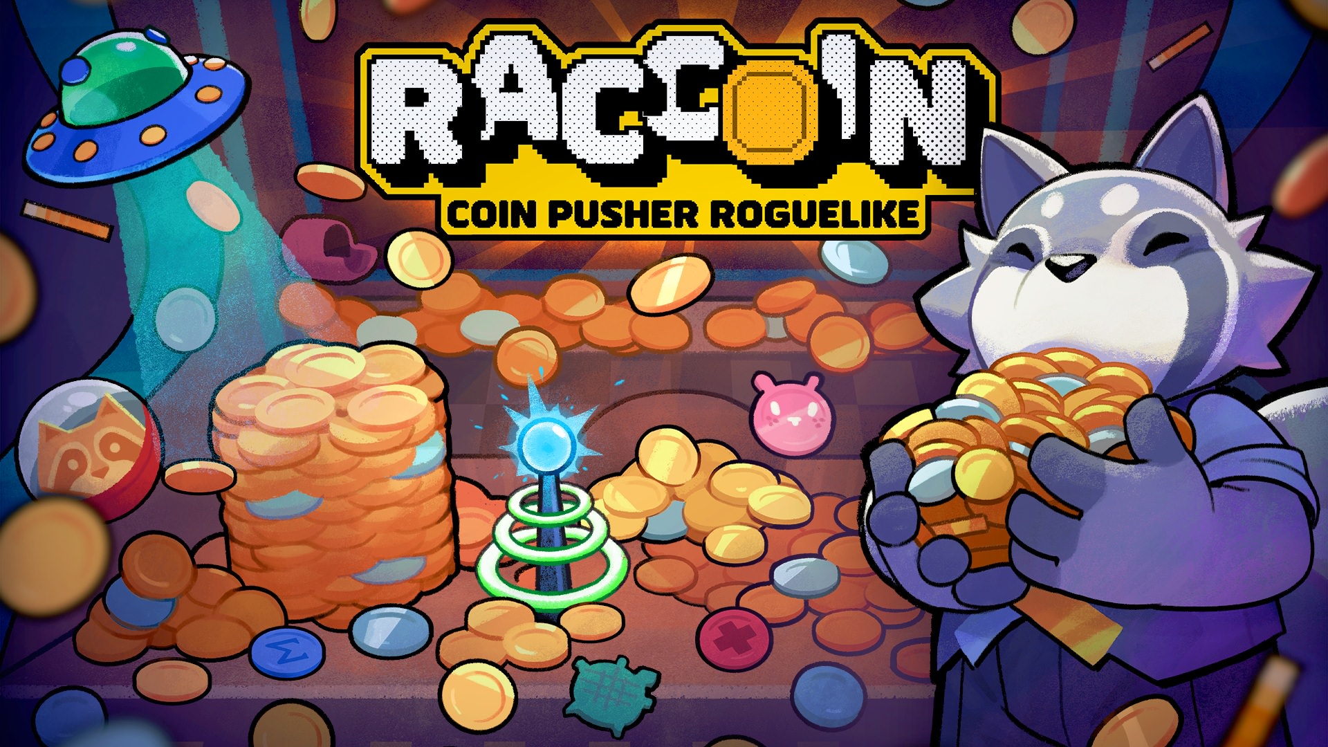 بازی RACCOIN: Coin Pusher Roguelike را همین الان رایگان امتحان کنید!