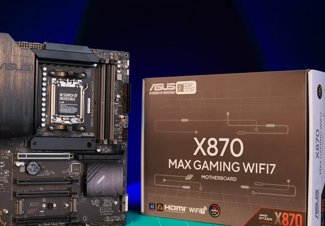 معرفی مادربرد ASUS X870 MAX GAMING WIFI7: آینده‌نگری برای Ryzen 9000