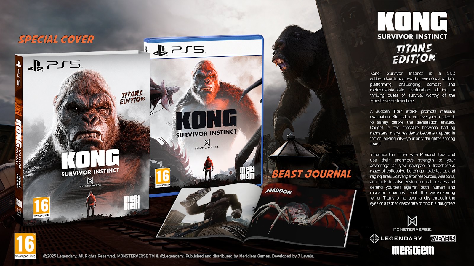 نسخه فیزیکی بازی Kong: Survivor Instinct برای پلی استیشن 5 منتشر شد