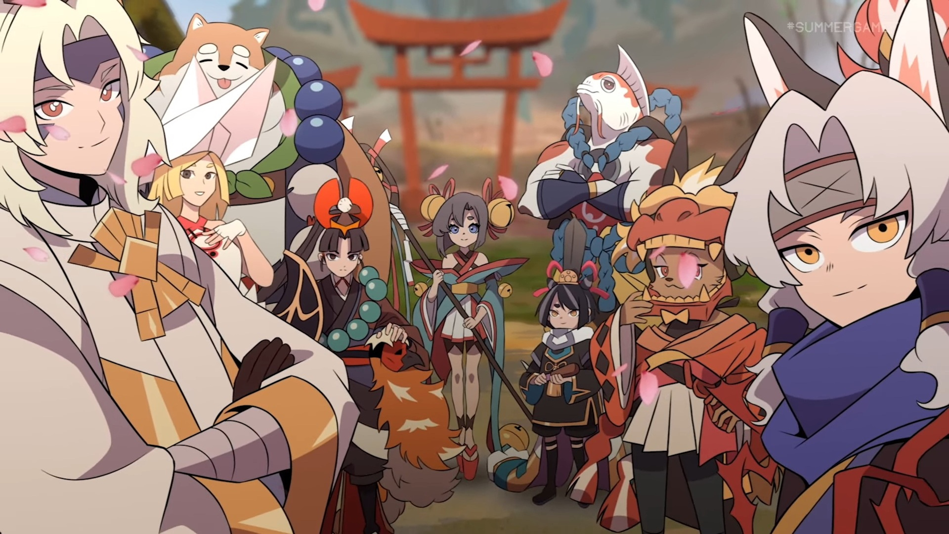 شخصیت‌های بازی Towa and the Guardians of the Sacred Tree