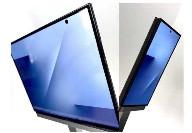 گوشی تاشو سه‌تکه سامسونگ برای اولین‌بار به‌نمایش درآمد + ویدیو