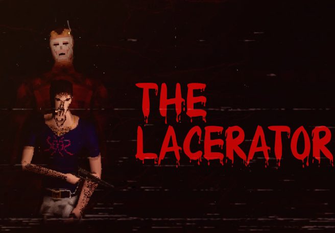 لوگو و شخصیت اصلی بازی The Lacerator