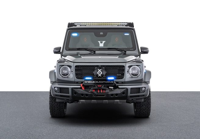 مدل ضدگلوله مرسدس جی کلاس رونمایی شد