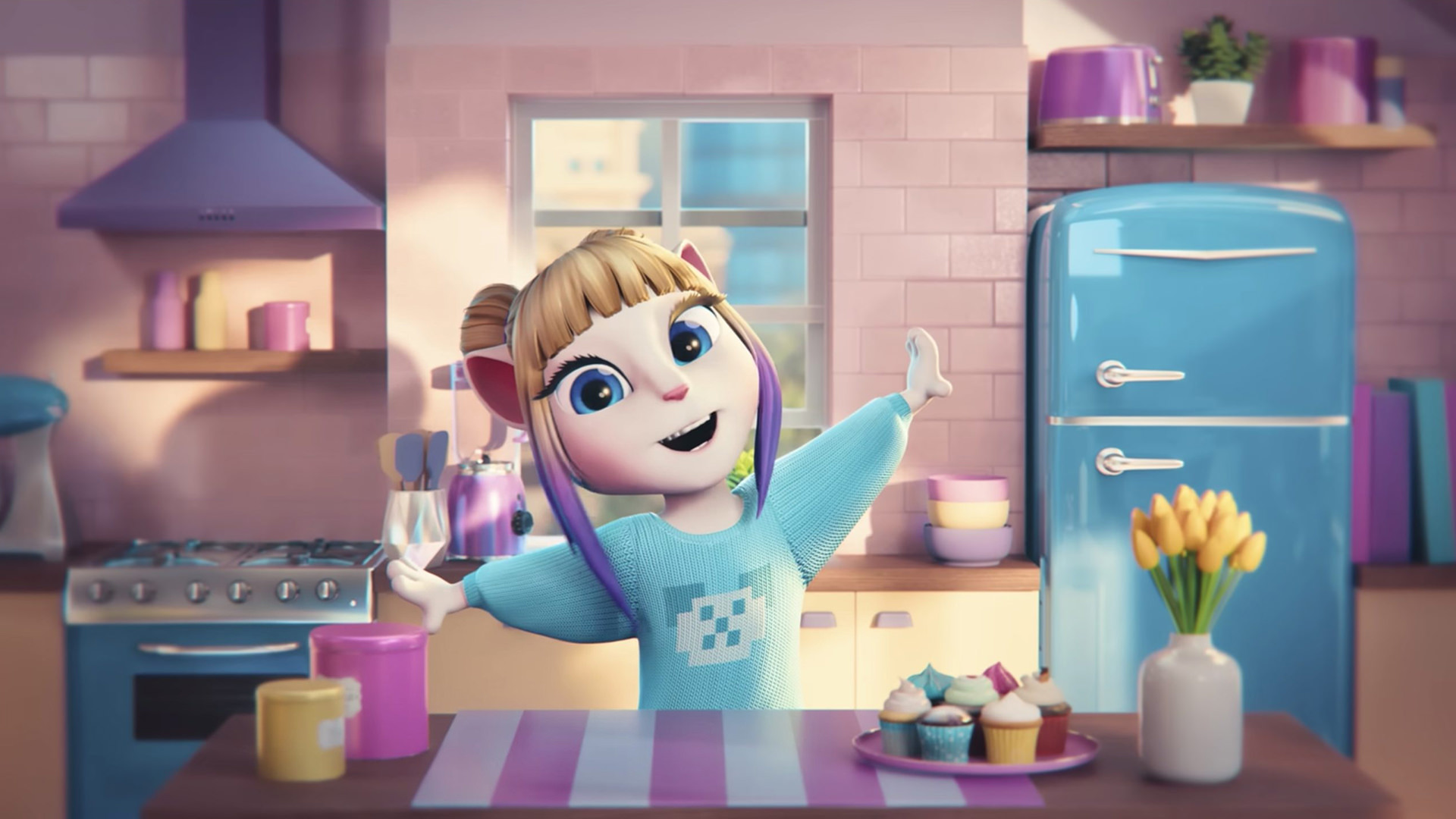 معرفی بازی موبایل My Talking Angela 2 | مراقبت از آنجلا در شهر مد و سرگرمی