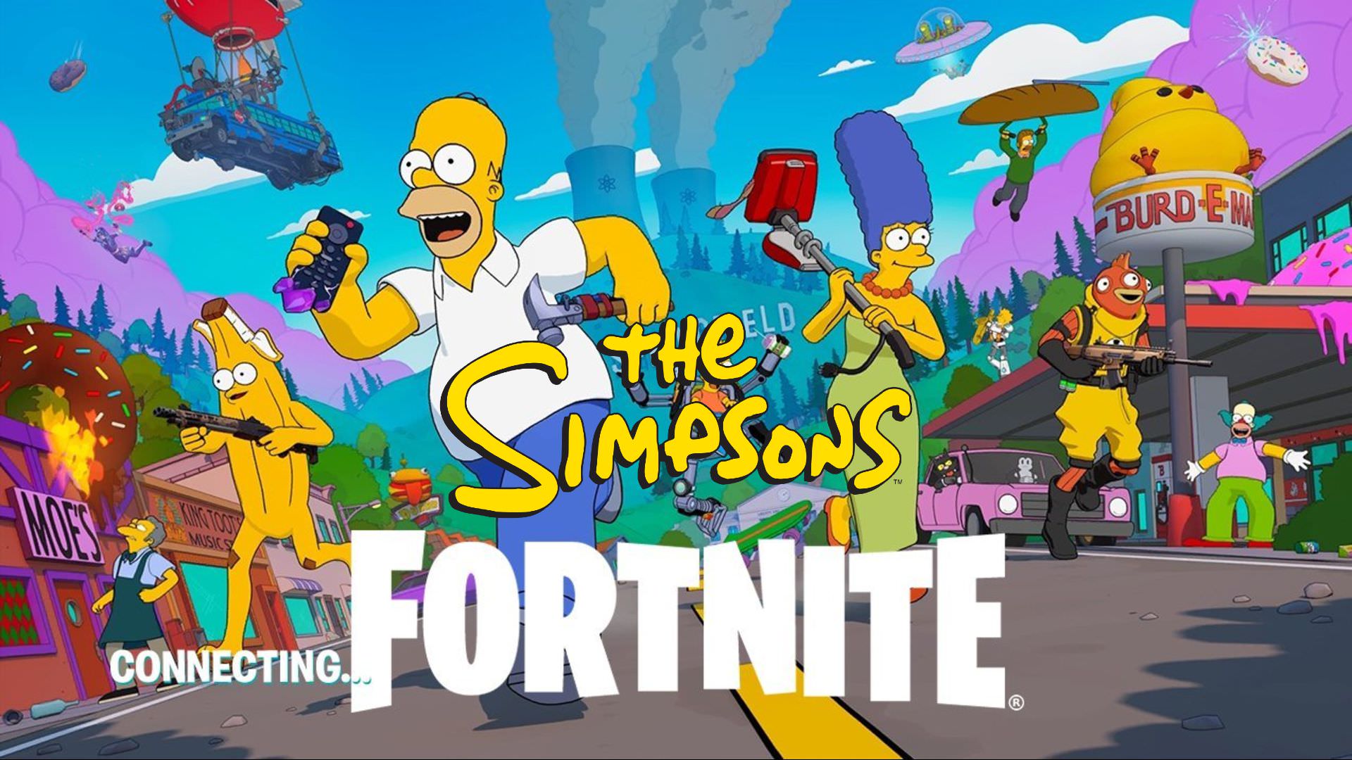 نقشه و بتل پس کراساور فورتنایت و سیمپسونها فاش شد