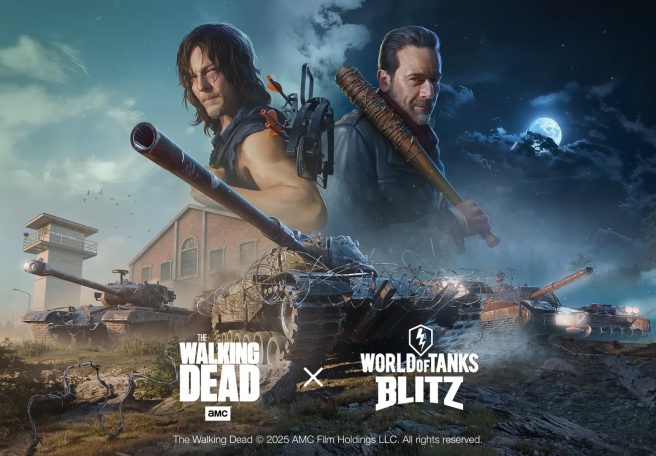 بازی World of Tanks Blitz میزبان سریال مردگان متحرک می‌شود؛ نیگان و دریل سوار بر تانک