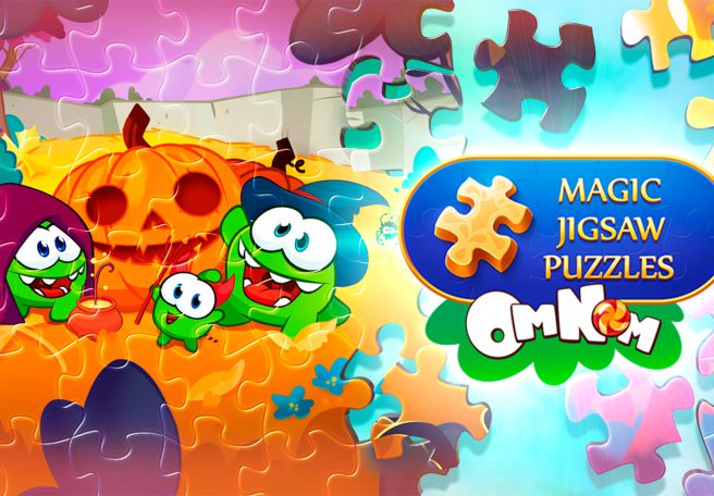 شخصیت خاطره‌انگیز Cut the Rope به دنیای Magic Jigsaw Puzzles پیوست