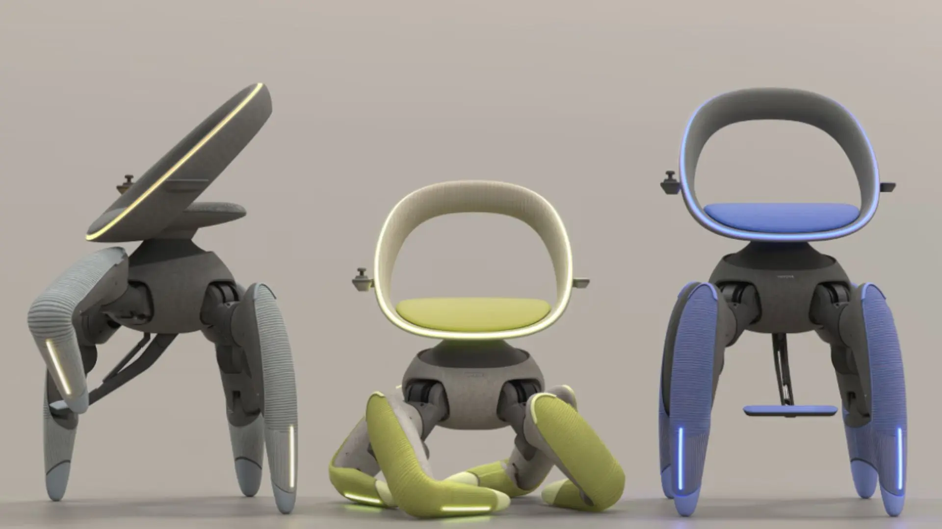 تویوتا از یک صندلی رباتیک عجیب رونمایی کرد که راه میرود! + ویدیو