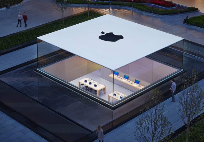 تصاویر خیره‌کننده از اپل استور استانبول؛ اوج هنر و مهندسی
