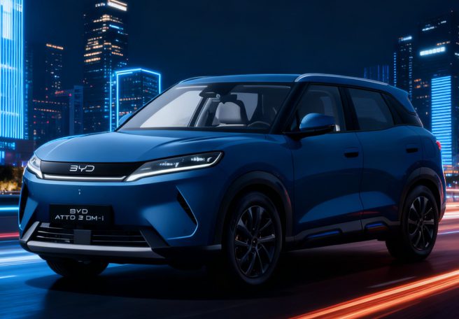 شاسی‌بلند چینی BYD Atto 2 با دامنه حرکتی هزار کیلومتری در بارسلونا رونمایی شد