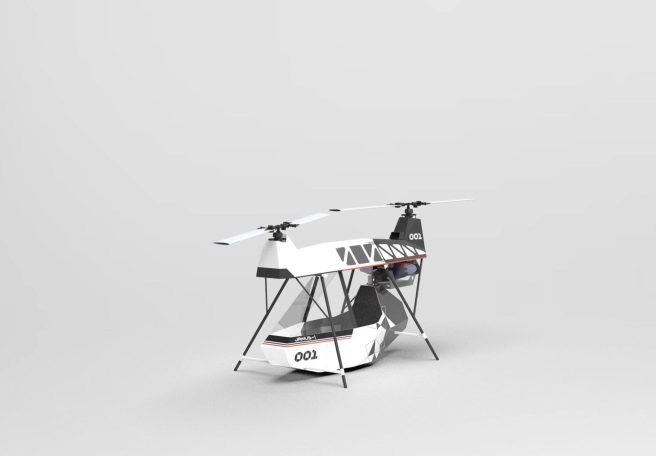 این هلیکوپتر شخصی در صندوق عقب خودرو جا می‌شود!