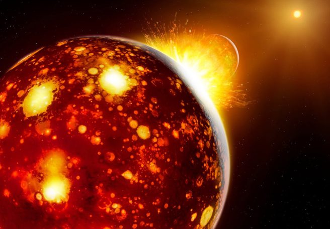 حل معمای منشأ تیا؛ سیاره‌ای که ماه را به‌وجود آورد، از منظومه شمسی درونی آمده بود