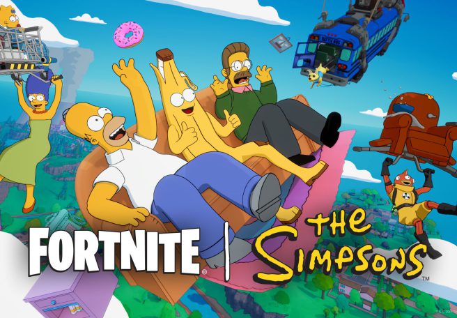 فورتنایت به شهر اسپرینگفیلد سقوط می‌کند؛ همکاری با سیمپسون‌ها آغاز شد