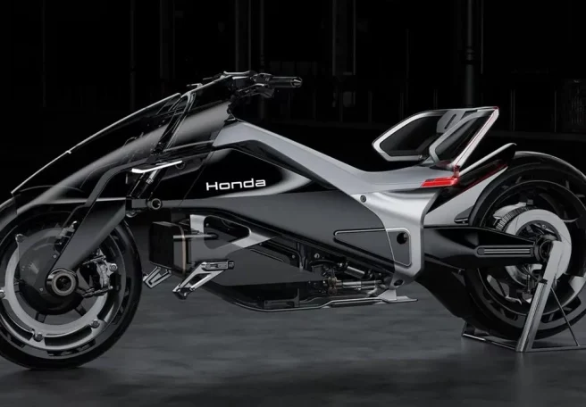 هوندا کانسپت موتورسیکلت EV Outlier با سبک طراحی سایبرپانک را رونمایی کرد