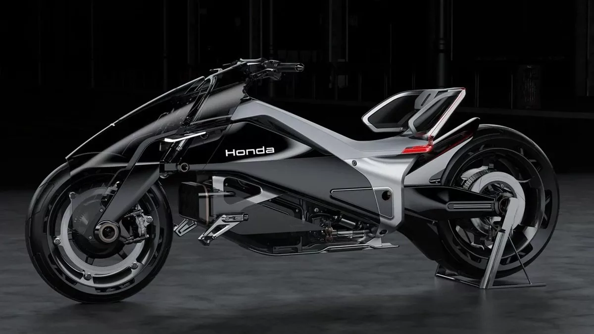 هوندا کانسپت موتورسیکلت EV Outlier با سبک طراحی سایبرپانک را رونمایی کرد