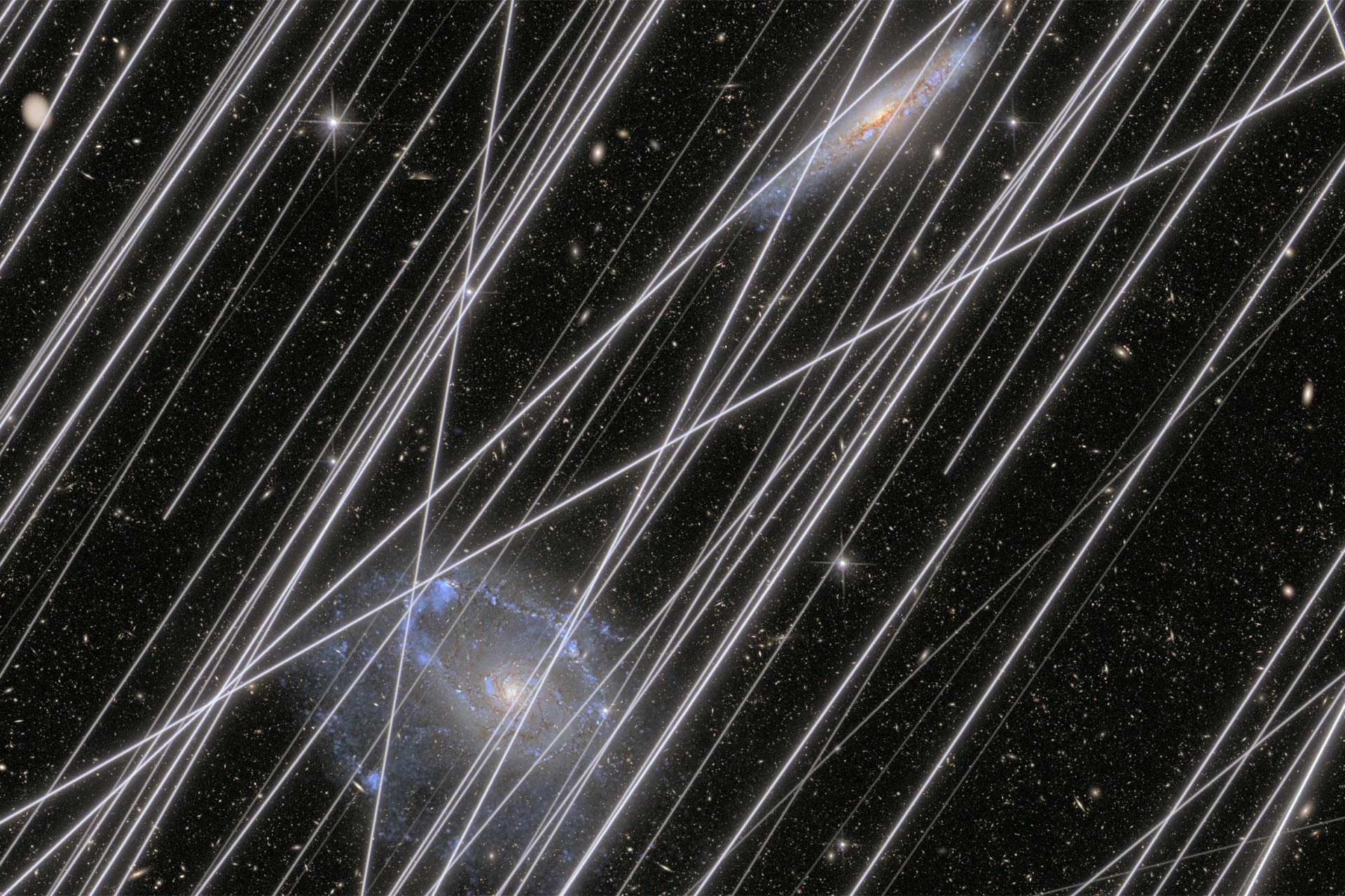 آلودگی نوری فراتر از زمین؛ تلسکوپهای فضایی نیز قربانی منظومههای ماهوارهای هستند