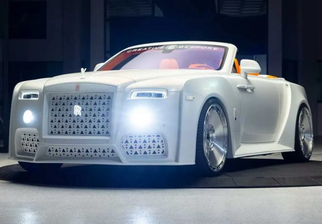 مدل سفارشی خودرو رولزرویس شبیه سفینه فضایی است!