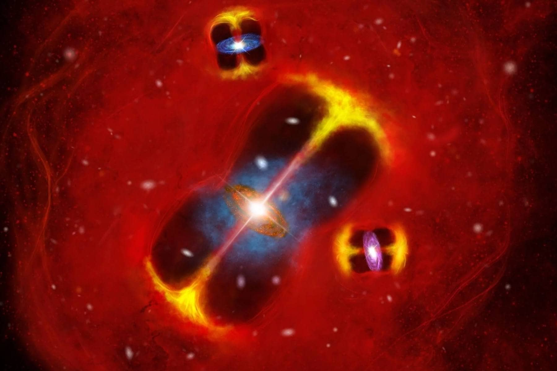 خوشه کهکشانی کشف‌شده در جهان اولیه آن‌قدر داغ است که نباید وجود داشته باشد