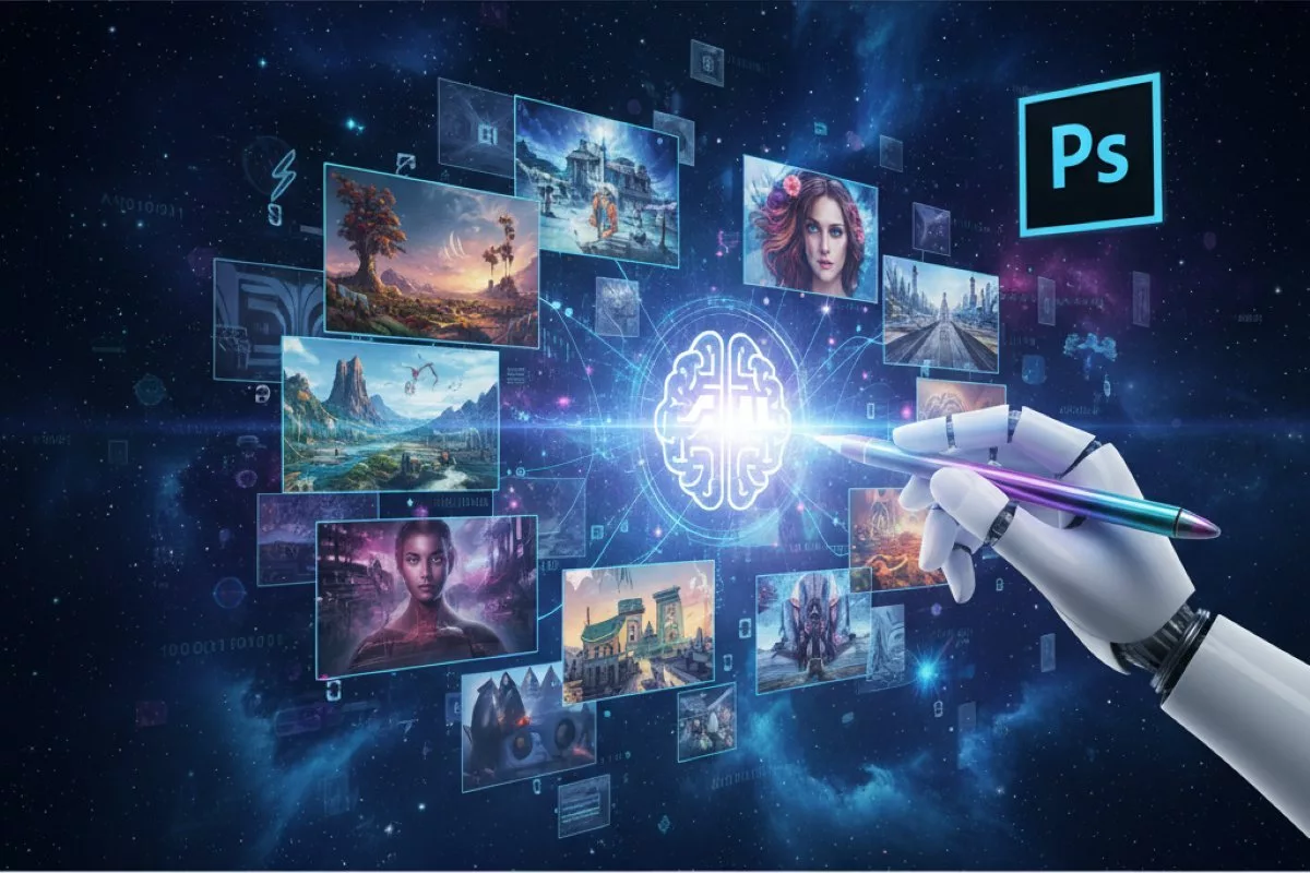 راهنمای کامل هوش مصنوعی فتوشاپ: فعال‌سازی و استفاده حرفه‌ای در ۲۰۲۶