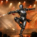 ربات‌های انسان‌نما با حرکات کونگ‌فو در نمایش سال نوی چین خودنمایی کردند [تماشا کنید]