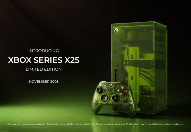 ایکس‌باکس سری ایکس ویژه ۲۵ سالگی Xbox رونمایی کرد