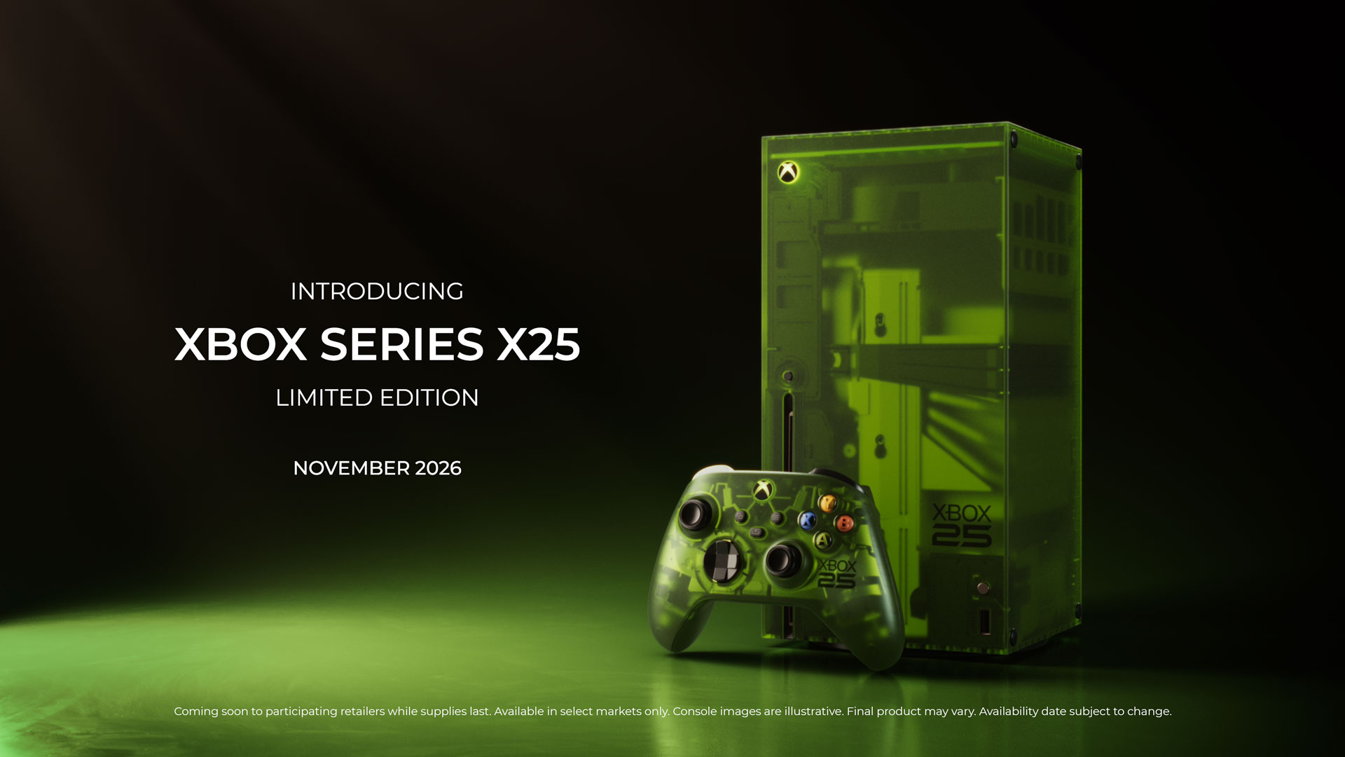 ایکس‌باکس سری ایکس ویژه ۲۵ سالگی Xbox رونمایی کرد