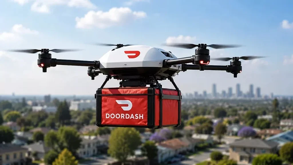 سرویس DoorDash Air برای تحویل غذا با پهپاد راه‌اندازی می‌شود