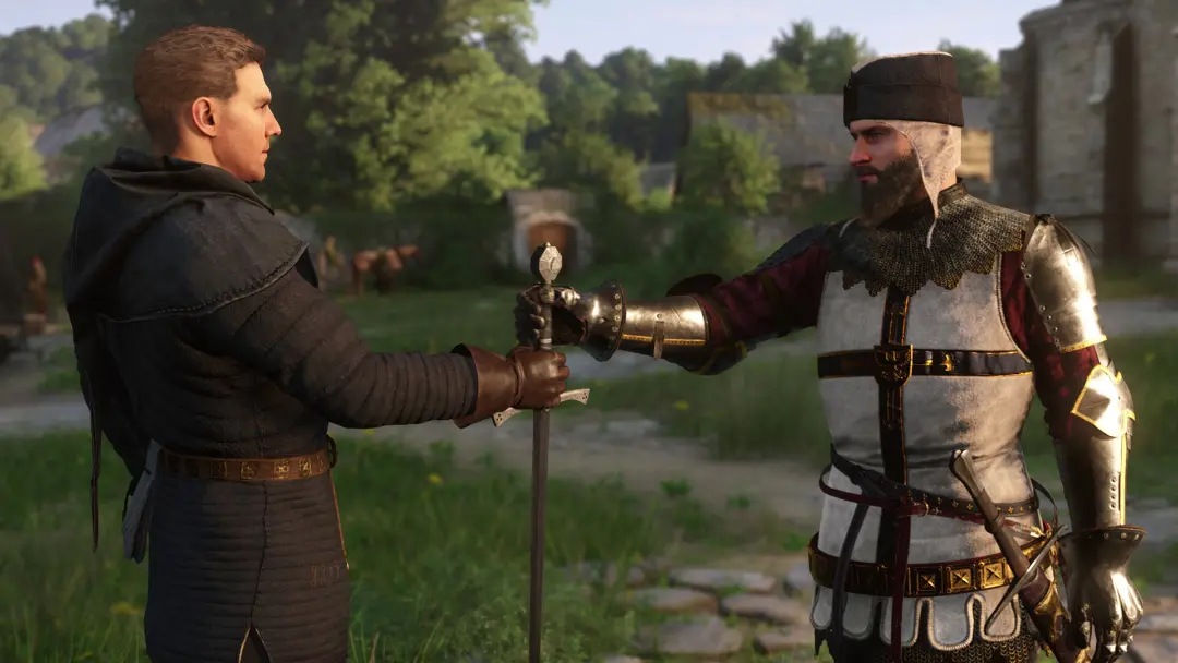 ملاقات هنری با یک شوالیه در بازی Kingdom Come Deliverance 2