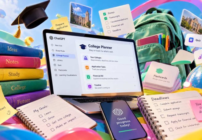 ابزار College Planner برای ChatGPT معرفی شد؛ مدیریت مراحل اپلای و پذیرش در دانشگاه‌ها